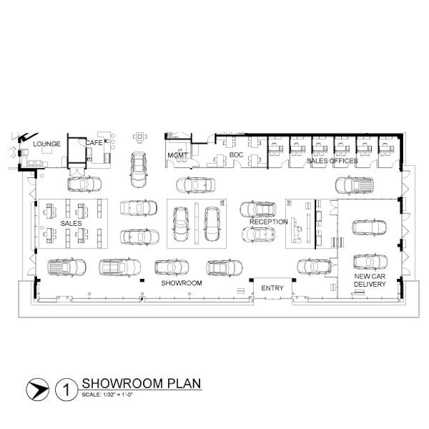 Enlarged Showroom