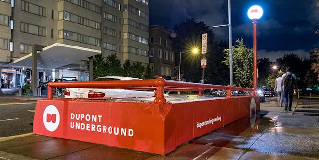 Dupont Circle entrance. Image courtesy of The Dupont Underground.