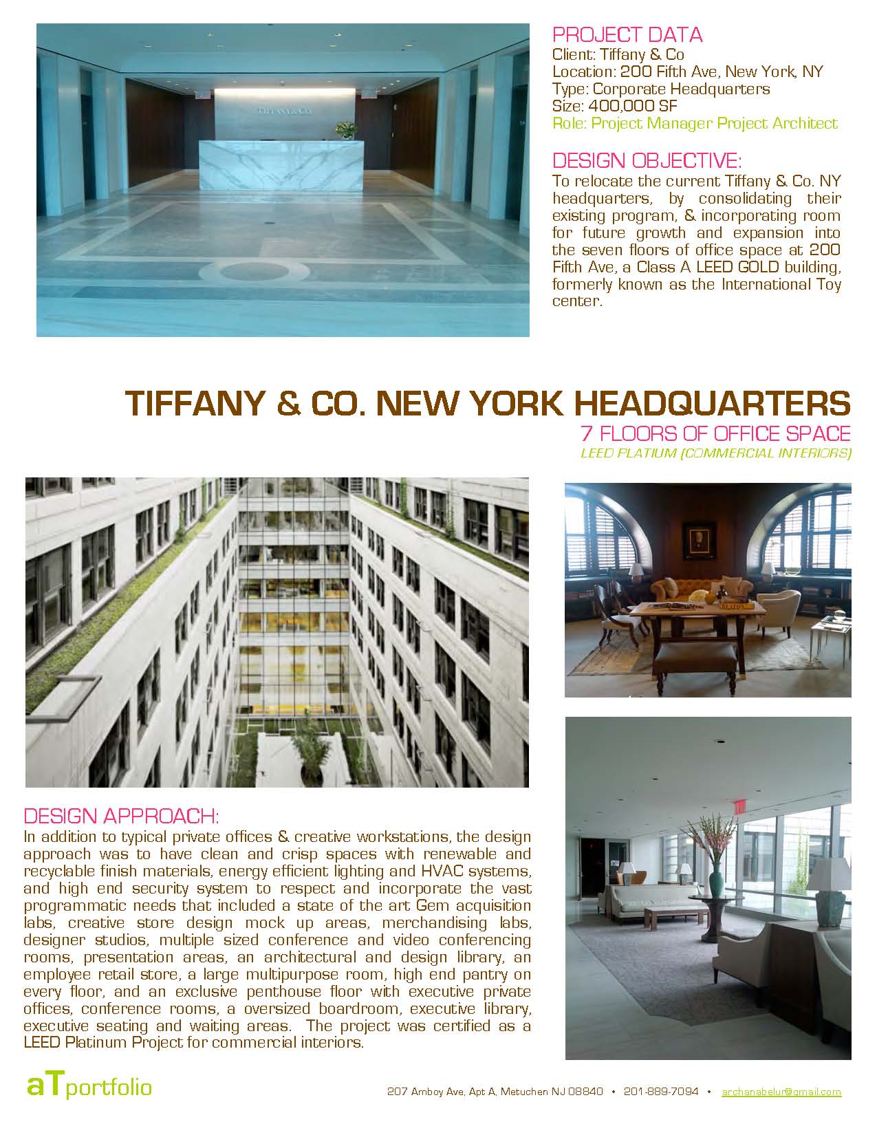 tiffany & co office