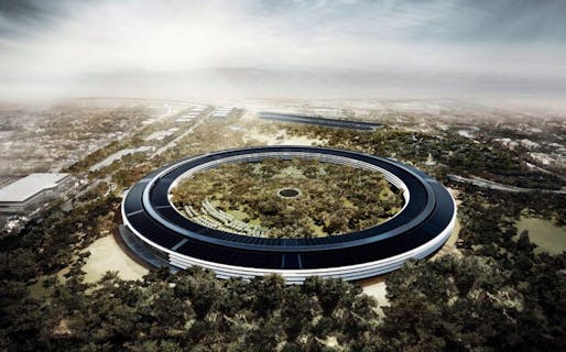 Steve Jobs called Apple's Norman Foster-designed future headquarters "the best office building in the world." (DPA, via Spiegel)