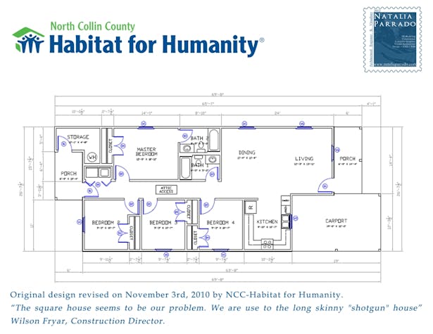 house design volunteering in habitat for humanity | natalia parrado