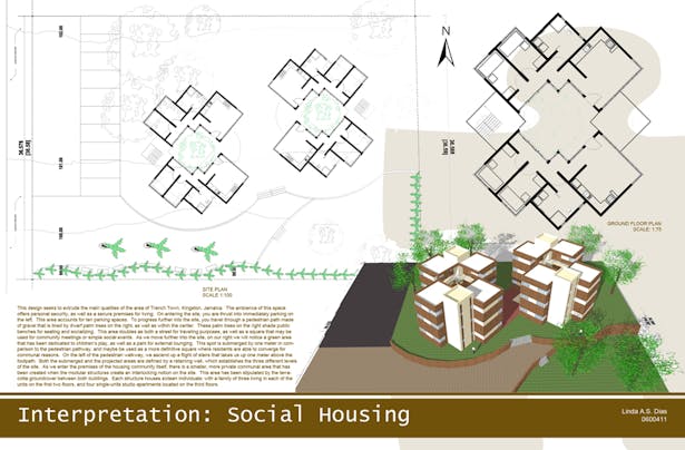 Social Housing - Trench Town, Jamaica (Sheet 1)