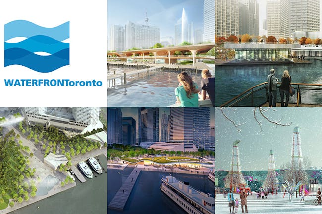 Finalist team proposals for Waterfront Toronto's Jack Layton Ferry Terminal and Harbour Square Park Innovative Design Competition.