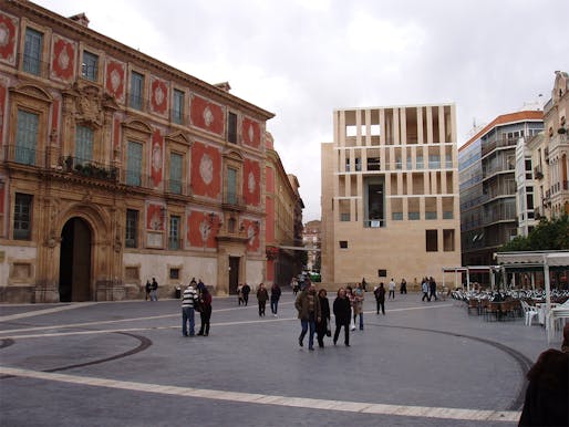 Rafael Moneo: Murcia City Hall on the Cardenal Belluga Plaza, 1998