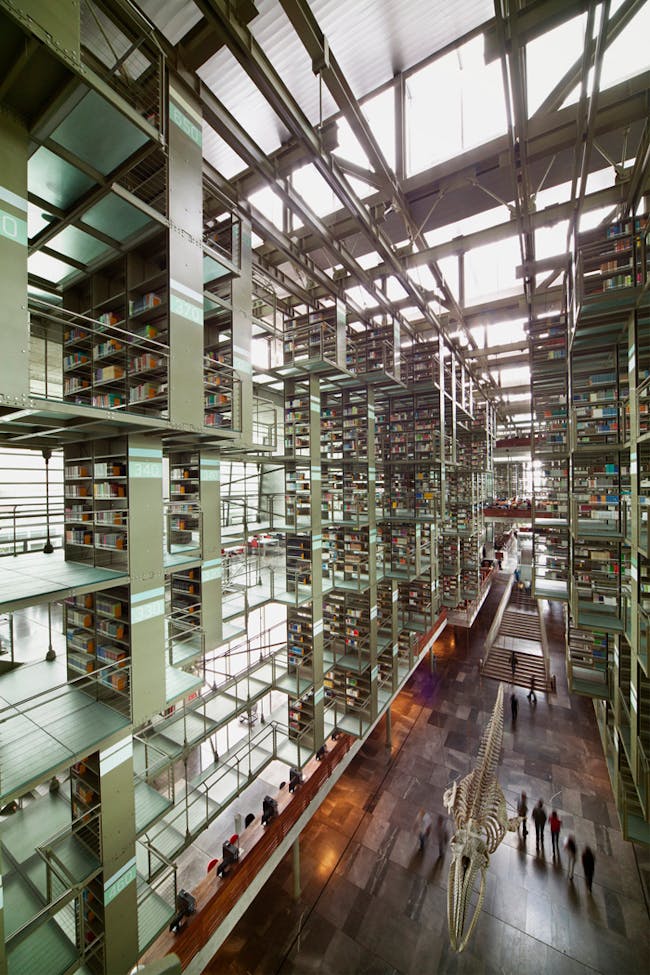  Vasconcelos Library and Botanical Gardens in Mexico City, Mexico, by Alberto Kalach. Image courtesy of the MCHAP.