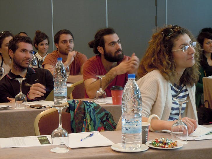 Processing tutorials during AA Athens 2013 (Photo: Alexandros Kallegias)