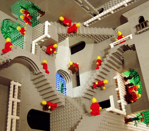 Photo of 'Escher's 'Relativity' in LEGO® ' by A. Lipson