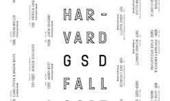 Get Lectured: Harvard GSD, Fall '17