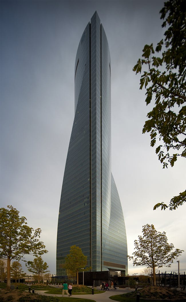 Torre Espacio in Madrid, Spain by Pei Cobb Freed & Partners