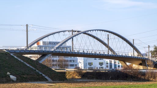 Stadtbahnbrücke, Stuttgart, Germany by schlaich bergermann partner. Image credit: Andreas Schnubel