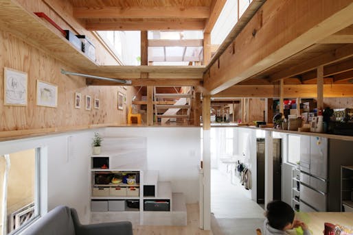 2022 AR House Winner: Yuka to Tenjo (Floor to Ceiling House) in Japan by Kochi Architect’s Studio. Image: Kochi Architect’s Studio