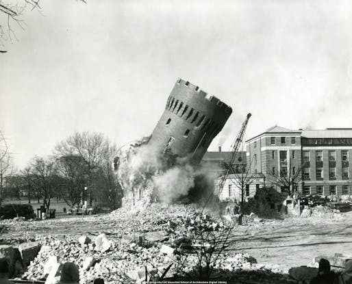 Armory demolition, 1959 (historical photos from the archives at The Ohio State University Knowlton School of Architecture Digital Library) via Alexander Maymind