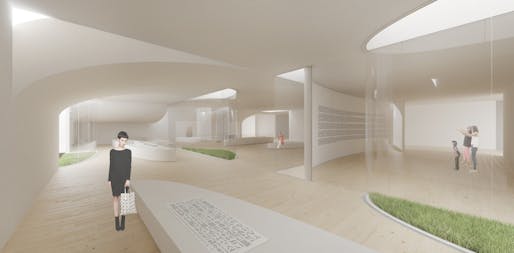 Permanent exhibition space. Image courtesy of Hou de Sousa.