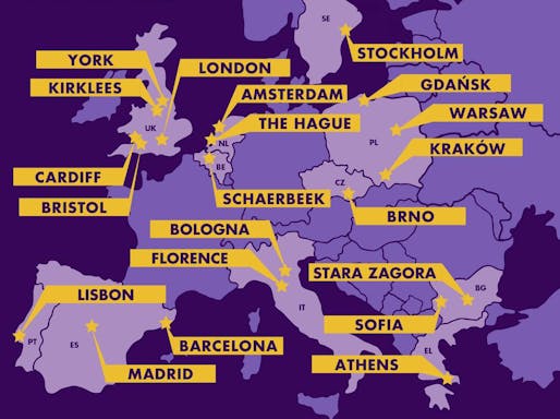 Finalists of the Bloomberg Philanthropies' Mayors Challenge European competition
