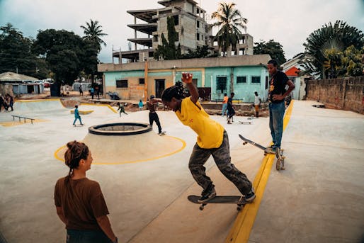 Freedom Skatepark by Limbo Accra. Photo: Heidi Fachtan 