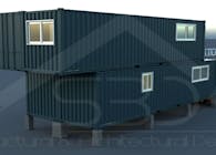 Shipping container home design in Iowa
