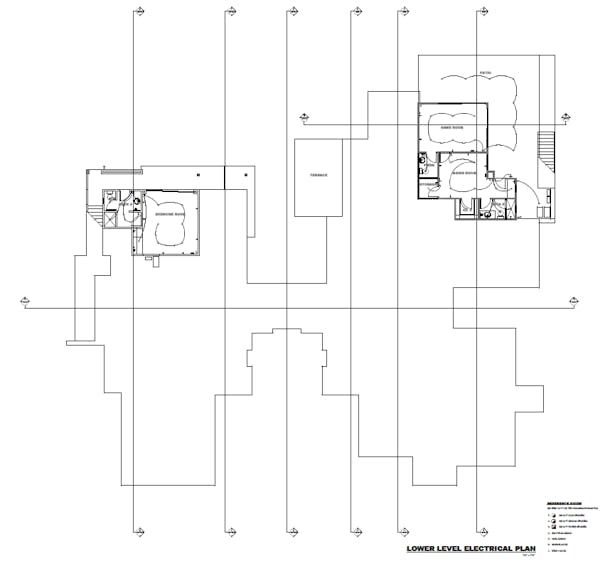 Lower Level Electrical Plan