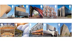 UK’s Royal Mail issues 10 stamps featuring iconic modern architecture