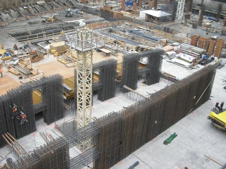 3/21/14 We are going vertical! Wilshire Grand: steel at tower core.