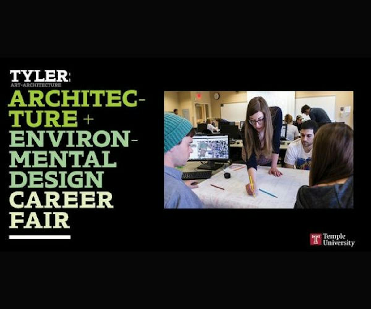 2024 Architecture & Environmental Design Career Fair at Tyler School of Art + Architecture