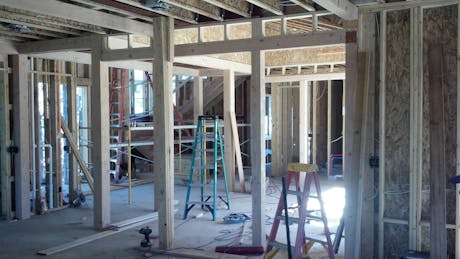 Colorado house is in construction phase