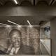 Adjaye Associates. 1199SEIU United Healthcare Workers East. 2018-20. Central atrium’s four-floor feature wall includes depiction of Martin Luther King, Jr., as viewed from the fourth floor. © Dror Baldinger, FAIA