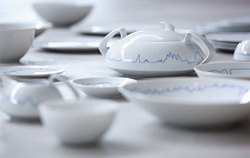 BIG + KILO's new 'BIG Cities' tablew' are for porcelain manufacturer Rosenthal's TAC collection. Photo courtesy of BIG.