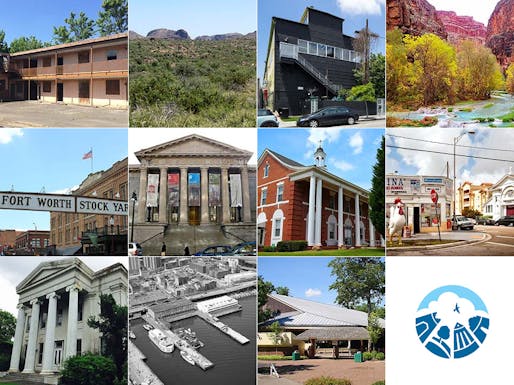 11 historic sites that the National Trust for Historic Preservation included on its 2015 List of America's Most Endangered Historic Places. (Images via preservationnation.org)