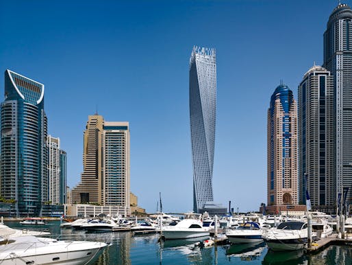 Middle East & Africa regional winner: Cayan Tower, Dubai, UAE. Photo © Tim Griffith