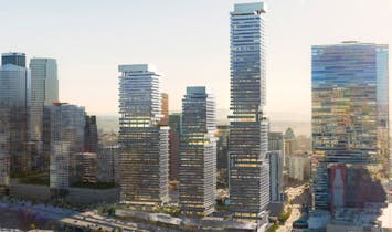 SOM and P-A-T-T-E-R-N-S team up to design a building complex for DTLA