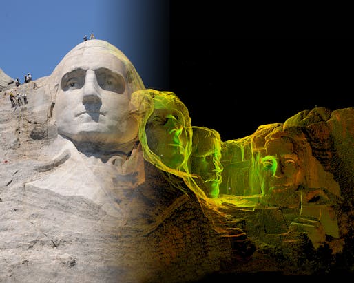 Officially launched on Oct. 21, the CyArk 500 Challenge aims to digitally preserve 500 at-risk cultural heritage sites around the world for the next five years. Mount Rushmore is one of the sites already preserved. Image courtesy of CyArk.