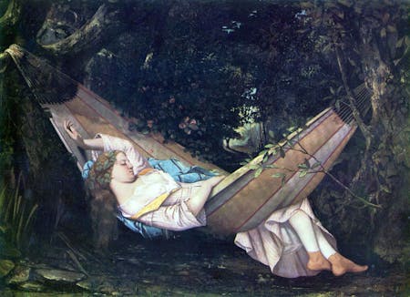 Gustave Courbet's 'The Dream' (1844)... of no more CE. Image via Wikipedia.org.