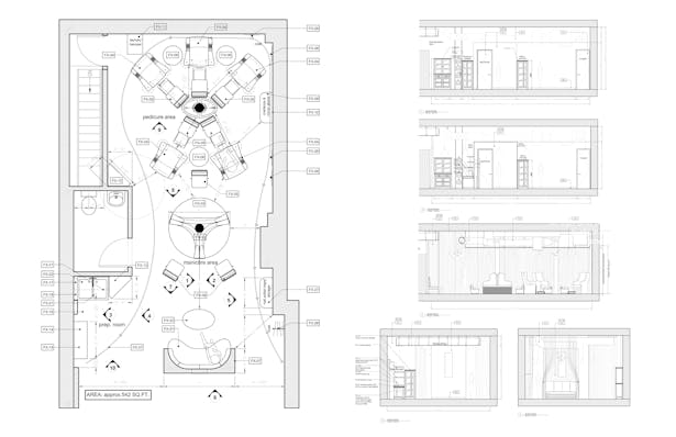 Floor Plan and Elevations