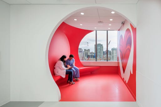 Health Winner: Shirley Ryan AbilityLab (Chicago, USA) by HDR + Gensler + Clive Wilkinson Architects. Photo: Michael Moran.