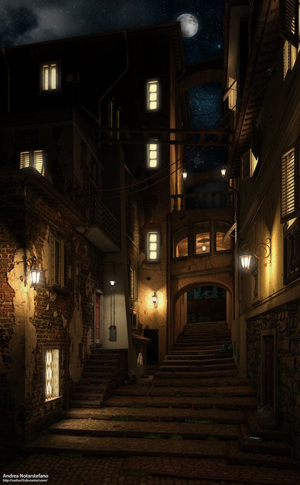 Old Alley (night)