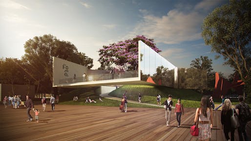 "Floating Art Platform" by VPANG architects + JET Architecture + Lisa Cheung. Image courtesy of VPANG architects.