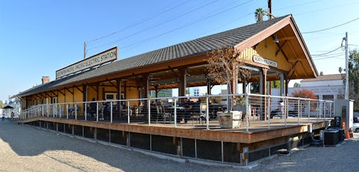 Lankershim Depot, restored by M2A Milofsky and Michali Architects, located in North Hollywood, CA. Image: Justin Micheli, M2A Architects.