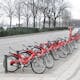 A row of 'Call a bikes' in Hamburg. Credit: Wikipedia