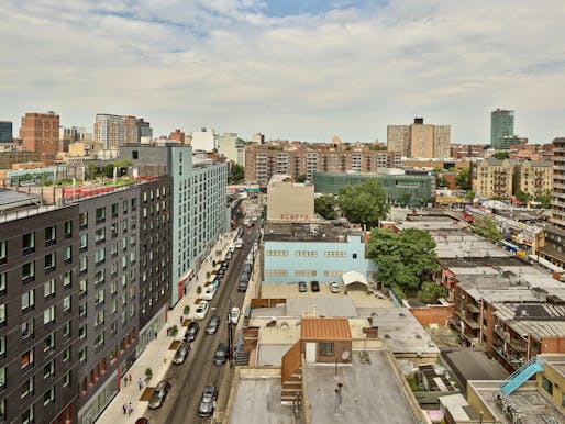 One Flushing affordable housing scheme in New York by Bernheimer Architecture. Andrew Bernheimer is the 2023 AIANY Medal of Honor recipient. Photograph by Frank Oudeman.