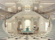 Exploring Luxurious Homes : Grand Lobby Interior Design