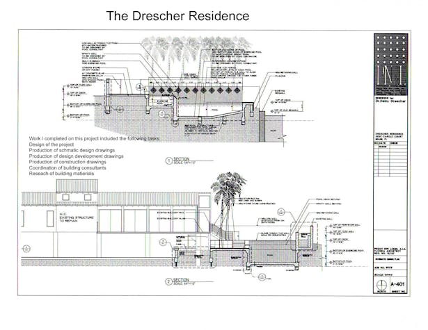 The Drescher Residence-sections