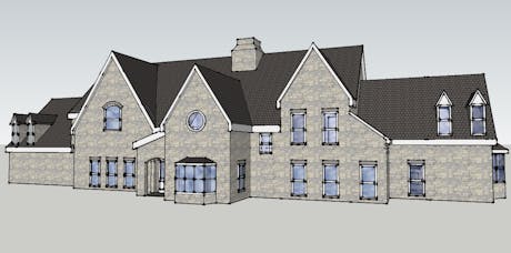 Working on a 4,000 sq.ft. private residence, Louisville KY