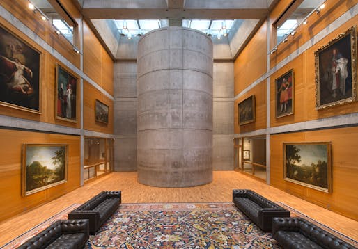 Interior view of the Library Court at the Yale Center for British Art after Knight Architecture's 16-month renovation. (Photo: Richard Caspole, courtesy of Yale Center for British Art)