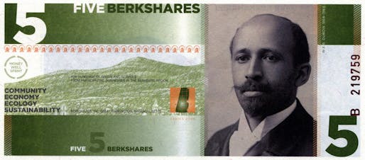 BerkShares. Photo courtesy of the Buckminster Fuller Institute.