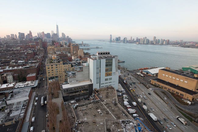 The Whitney’s new location, situated in Manhattan's Meatpacking District. December 2014. (Photo: Timothy Schenck; Image via whitney.org)