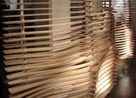 Louvered Screen Partition - Digital Fabrication