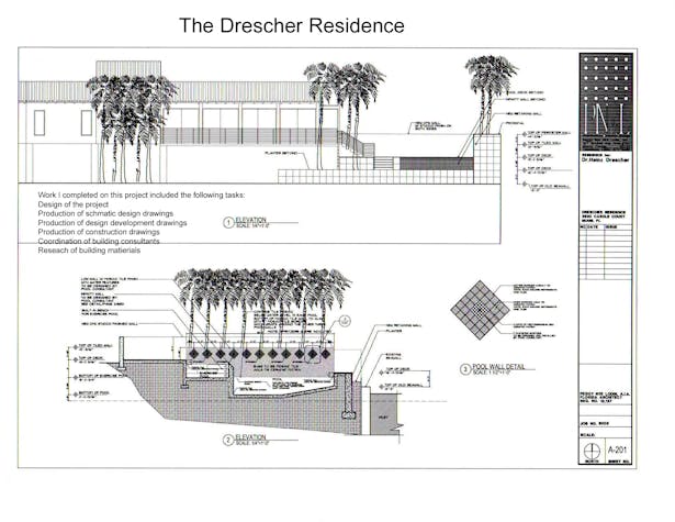The Drescher Residence-elevations
