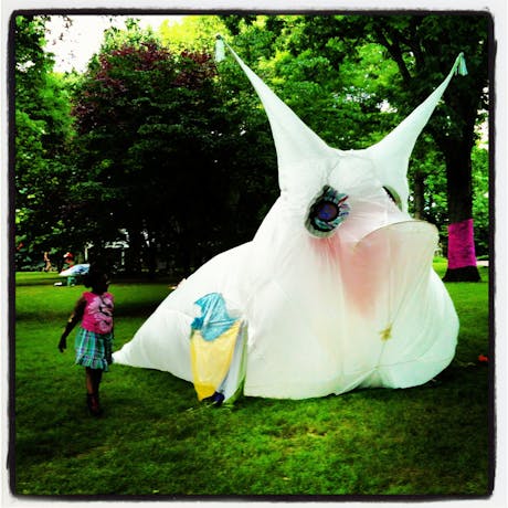 Sparky the Cowfish inflatable has been invited to Provincetown 10 Days of Art 2012 Festival. Friday, September 28 to Sunday, October 7, 2012. http://www.10daysofart.org 