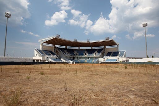 The 2004 Olympic softball stadium in Athens. (AP)