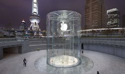 Apple patents Shanghai Apple Store's glass cylinder entryway; Steve Jobs co-credited as inventor